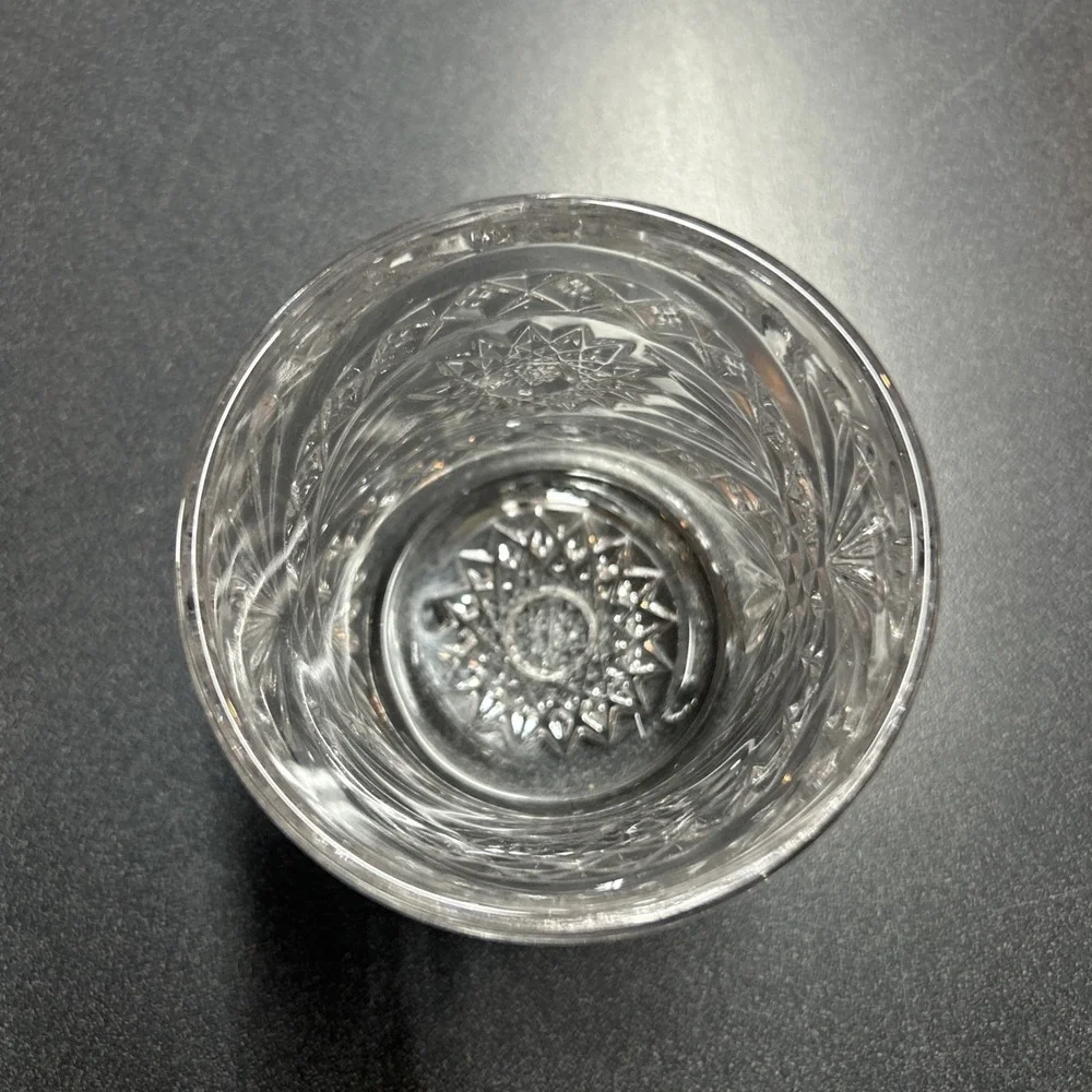 Imperial Glass Clear Hobstar Canister